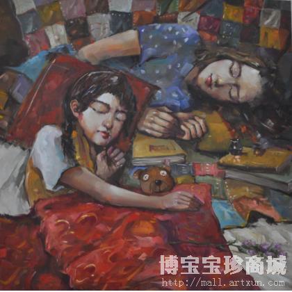 张茗皓《Sweet Dream》 类别: 油画X