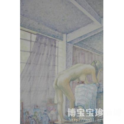 蔡景俐 《画室女士》 类别: 油画X